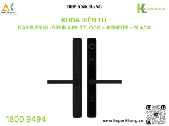 Khóa điện tử Kassler KL-599IB App TTlock + Remote - Black